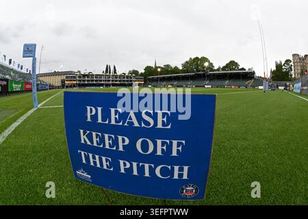Bath, Royaume-Uni. 16 mai 2026 ; The Recreation Ground, Bath, Somerset, Angleterre; Gallagher Premiership Rugby, Bath versus Newcastle Falcons ; le terrain au Rec Credit : action plus Sports images/Alamy Live News Banque D'Images