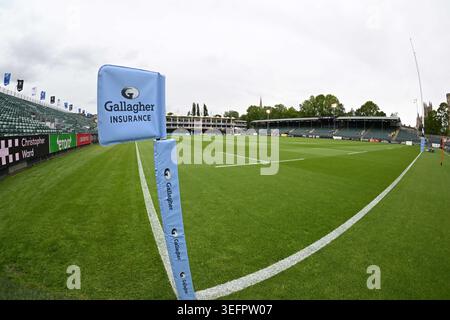 Bath, Royaume-Uni. 16 mai 2026 ; The Recreation Ground, Bath, Somerset, Angleterre; Gallagher Premiership Rugby, Bath versus Newcastle Falcons ; le terrain au Rec Credit : action plus Sports images/Alamy Live News Banque D'Images
