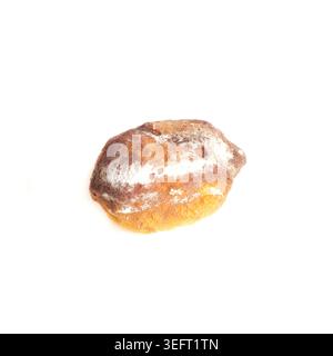 Citron pourri isolé sur fond blanc. Banque D'Images