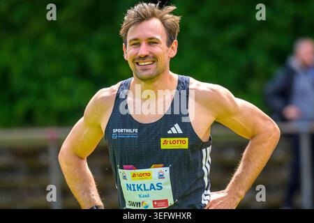Niklas Kaul (USC Mainz) GER Lotto Deichmeeting 2026, Athlétisme, 16.05.2026, photo : EIBNER-Pressefoto/Jan Papenfuss Banque D'Images