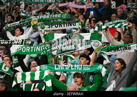 Lisbonne, Portugal. 16 mai 2026. Match de football de la Ligue portugaise entre le Sporting CP et Gil Vicente à l'Estadio Jose Alvalade. Crédit : Ricardo Rocha / Alamy Live News Banque D'Images