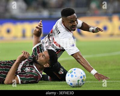 Rio de Janeiro, Brésil. 17 mai 2026. RIO DE JANEIRO, BRÉSIL - 16 MAI : Wendell de São Paulo lors d'un match Brasileirao 2026 entre Fluminense et Sao Paulo au stade Maracana le 16 mai 2026 à Rio de Janeiro, Brésil. (Photo par André Ricardo/Sports Press photo) crédit : SPP Sport Press photo. /Alamy Live News Banque D'Images