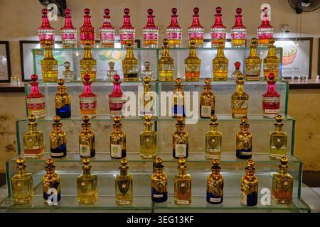 Inde Kerala State, Fort Cochin ou Kochi, magasin de parfums Banque D'Images