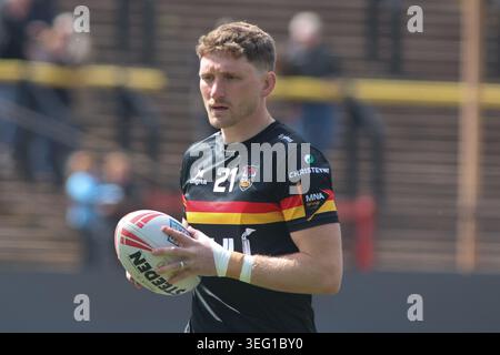 Bradford, Royaume-Uni. 17 mai 2026. Bartercard Odsal Stadium, Bradford, West Yorkshire, 17 mai 2026. Bradford Bulls vs Hull FC (Betfred Super League) Ethan Ryan de Bradford Bulls Credit : Touchlinepics/Alamy Live News Banque D'Images