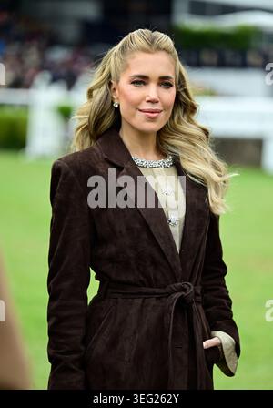 Sylvie Meis Hambourg, 17 mai 2026, Sports équestres, Al Shira'aa German Show Jumping and dressage Derby Hambourg 2026, 95th German Show Jumping Derby Banque D'Images