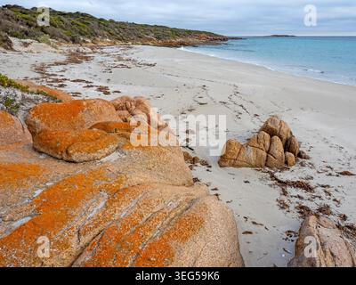 September Beach, parc national de Lincoln Banque D'Images