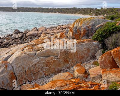 September Beach, parc national de Lincoln Banque D'Images