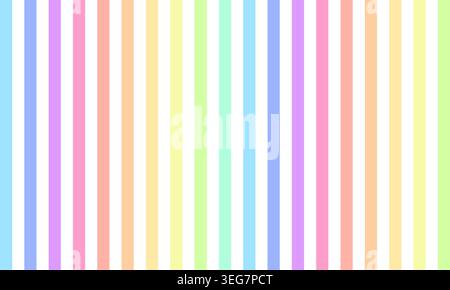 Arrière-plan de lignes de couleur douce. Toile de fond géométrique avec palette pastel Illustration de Vecteur