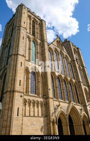 Cathédrale de Ripon dans la ville de Ripon, dans le Yorkshire du Nord Banque D'Images