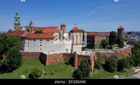 Château royal de Wawel à Kraków, Pologne Banque D'Images