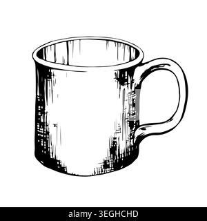 illustration d'esquisse de vecteur de coupe Banque D'Images