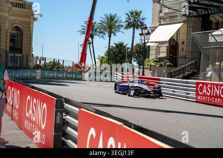 Monaco E-Prix FIA Formula E saison 12, course 9 - qualification - samedi 16 mai, Monaco Street circuit - à Monaco - #51 Nico Müller (SWI) - PORSCH Banque D'Images