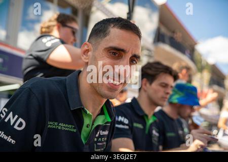 Monaco E-Prix FIA Formula E saison 12, course 9 - Autograph session - samedi 16 mai, Monaco Street circuit - à Monaco - #16 Sébastien Buemi (SWI) Banque D'Images
