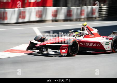 Monaco E-Prix FIA Formula E saison 12, course 9 - course samedi 16 mai, Monaco Street circuit - in Monaco - #1 Oliver Rowland (GBR) - Nissan Formula Banque D'Images
