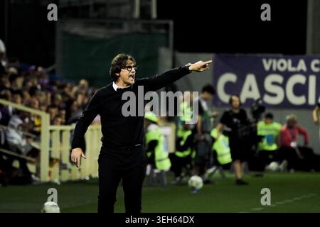IPA84983057 - PAOLO VANOLI pendant ACF Fiorentina vs Atalanta BC, match de football italien Serie A à Florence, Italie, le 22 mai 2026 Banque D'Images