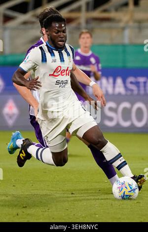 Firenze, Italie. 22 mai 2026. Yunus Musah d'Atalanta en action lors du match de football Serie A entre Fiorentina et Atalanta au stade Artemio franchi de Florence, au centre de l'Italie - vendredi 22 mai 2026. Sport - Soccer (photo de Marco Bucco/la presse) crédit : LaPresse/Alamy Live News Banque D'Images