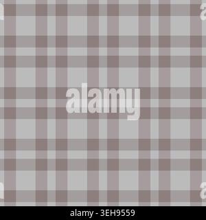 Texture sans couture à carreaux glamour, motif tartan textile hippy. Vecteur de fond de tissu de contrôle d'horizon dans la palette de couleurs grise et argentée. Illustration de Vecteur
