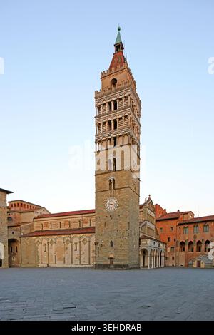 Piazza Duomo, Pistoia, Toscane, Italie Banque D'Images