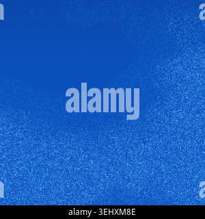 Fond Fintech bleu abstrait avec champ de données pointillé lumineux et espace de copie central calme Illustration de Vecteur