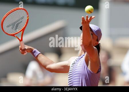 Paris, Frankreich. 27 mai 2026. Open de France - IgA Swiatek (Pol) participe au tournoi Roland-Garros 2026 à Paris, FRANCE, du 27 au 2026 mai (photo par Antonio Borga/Sipa USA) crédit : Sipa USA/Alamy Live News Banque D'Images