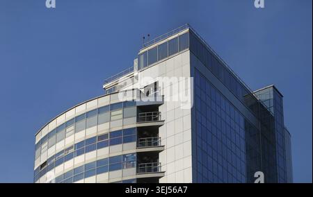 Les étages supérieurs d'un immeuble de bureaux Banque D'Images