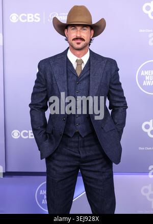 PARADISE, LAS VEGAS, NEVADA, États-Unis - MAI 25 : Riley Green arrive à la 52e cérémonie annuelle des American Music Awards qui se tient au MGM Grand Garden Arena le 25 mai 2026 à Paradise, Las Vegas, Nevada, États-Unis. (Photo de Xavier Collin/image Press Agency) Banque D'Images