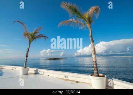 Site archéologique punique, îlot Na Galera de la terrasse de Puro Beach, Can Pastilla, Palma, Majorque, îles baléares, espagne, eur Banque D'Images