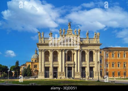 Basilique Saint-Jean-Latran, Rome, Italie Banque D'Images