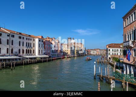 Grand Canal de Venise, Italie Banque D'Images
