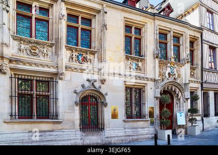 Bourgtheroulde Mansion à Rouen, France Banque D'Images
