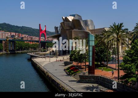 Espagne - Bilbao, Musée Guggenheim Banque D'Images
