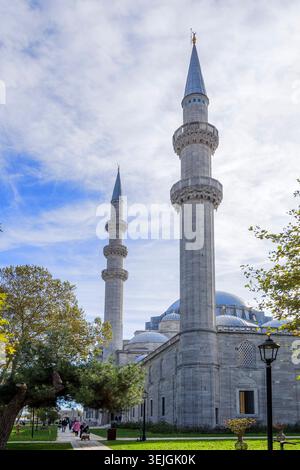 Türkiye - Istanbul, Mosquée Süleymaniye Camii Banque D'Images
