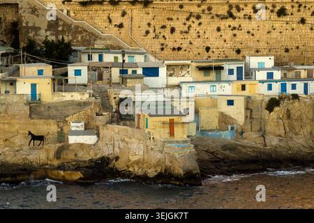 Malte - la Valette, plage de Wuestenwinds Banque D'Images