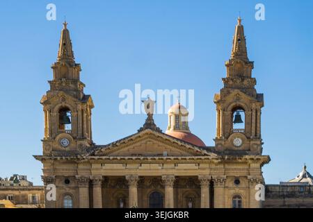 Malte - la Valette, église de composé Publius Banque D'Images