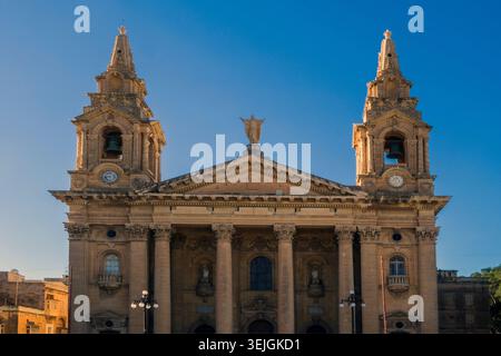 Malte - la Valette, église de composé Publius Banque D'Images