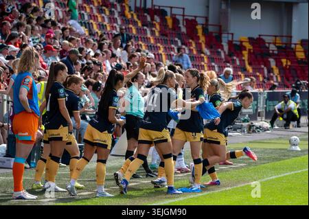 ROYAUME-UNI. 29 mai 2026. Remplacements roulants pendant Tottenham Hotspur V West Ham au deuxième jour des tournois du World 7's TournamentAt Gtech Community Stadium London England Credit : SPP Sport Press photo. /Alamy Live News Banque D'Images