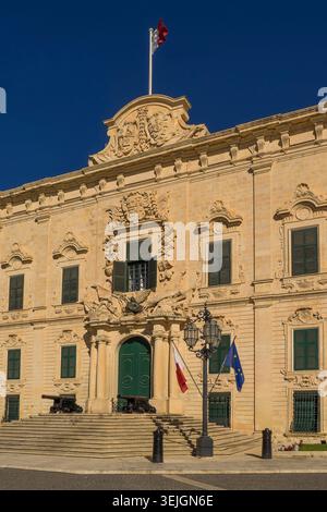 Malte - la Valette, Castille Inn Banque D'Images