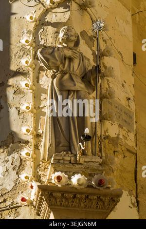Malte - la Valette, église de St Lucy Banque D'Images