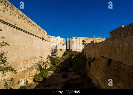 Malte - la Valette, Bastion des Abercrombies Banque D'Images