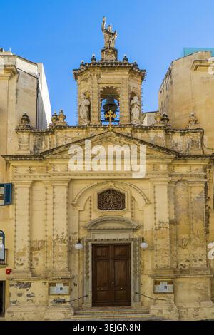 Malte - la Valette, église de St Lucy Banque D'Images
