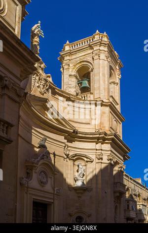Malte - la Valette, la basilique Dominic Banque D'Images