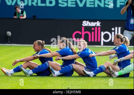 ROYAUME-UNI. 29 mai 2026. Entrée à Leicester pendant Leicester City V Everton jour 2 des tournois World 7's Stadium Gtech Community Stadium Londres Angleterre crédit : SPP Sport Press photo. /Alamy Live News Banque D'Images