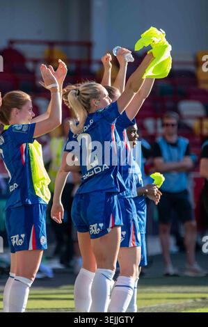 ROYAUME-UNI. 29 mai 2026. Célébrations des buts de Chelsea pendant Chelsea V London City Lionesses jour 2 des tournois World 7's Stadium Gtech Community Stadium London England Credit : SPP Sport Press photo. /Alamy Live News Banque D'Images