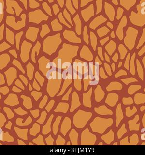 Motif girafe moderne abstrait sans coutures. Animaux arrière-plan tendance. Illustration vectorielle décorative colorée pour l'impression, la carte, la carte postale et le tissu Illustration de Vecteur