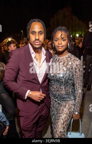 ABB/FILMPREIS- Jonathan Kwesi Aikins und Melodie Wakivuamina zu Gast auf der Party BEI der Verleihung des Deutschen Filmpreis Lola 26 AM Palais am Funkturm AM 29.05.2026 in Berlin Deutschland *** ABB FILMPREIS Jonathan Kwesi Aikins et Melodie Wakivuamina en tant qu'invités à la cérémonie du Prix du film Lola Lola 26 au Palais am Funkturm le 29 05 Berlin 2026 Banque D'Images