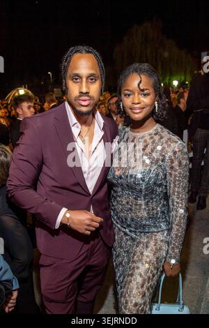 ABB/FILMPREIS- Jonathan Kwesi Aikins und Melodie Wakivuamina zu Gast auf der Party BEI der Verleihung des Deutschen Filmpreis Lola 26 AM Palais am Funkturm AM 29.05.2026 in Berlin Deutschland *** ABB FILMPREIS Jonathan Kwesi Aikins et Melodie Wakivuamina en tant qu'invités à la cérémonie du Prix du film Lola Lola 26 au Palais am Funkturm le 29 05 Berlin 2026 Banque D'Images