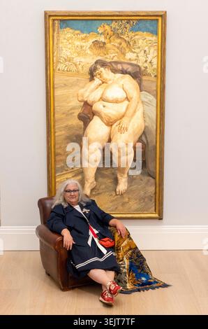Londres, Royaume-Uni 29 mai 2026 Lucien Freud, Sleeping by the Lion Carpet, 1995-96, estime à 25-35 millions de livres sterling le chef-d’œuvre ultime de Lucien Freud est dévoilé Banque D'Images