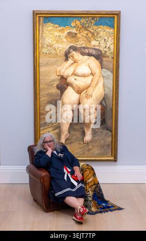 Londres, Royaume-Uni 29 mai 2026 Lucien Freud, Sleeping by the Lion Carpet, 1995-96, estime à 25-35 millions de livres sterling le chef-d’œuvre ultime de Lucien Freud est dévoilé Banque D'Images
