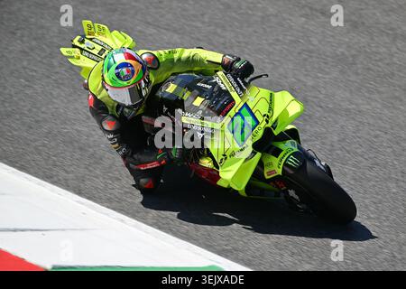 21 MORBIDELLI Franco (ita), Pertamina Enduro VR46 Racing Team, Ducati Desmosedici GP25, course de sprint lors du Grand Prix MotoGP Brembo d'Italie 2026, sur le circuit du Mugello, du 29 au 31 mai, en Italie - photo Studio Milagro / DPPI Banque D'Images