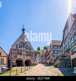 Vieille ville de Schiltach Forêt Noire, Allemagne Banque D'Images